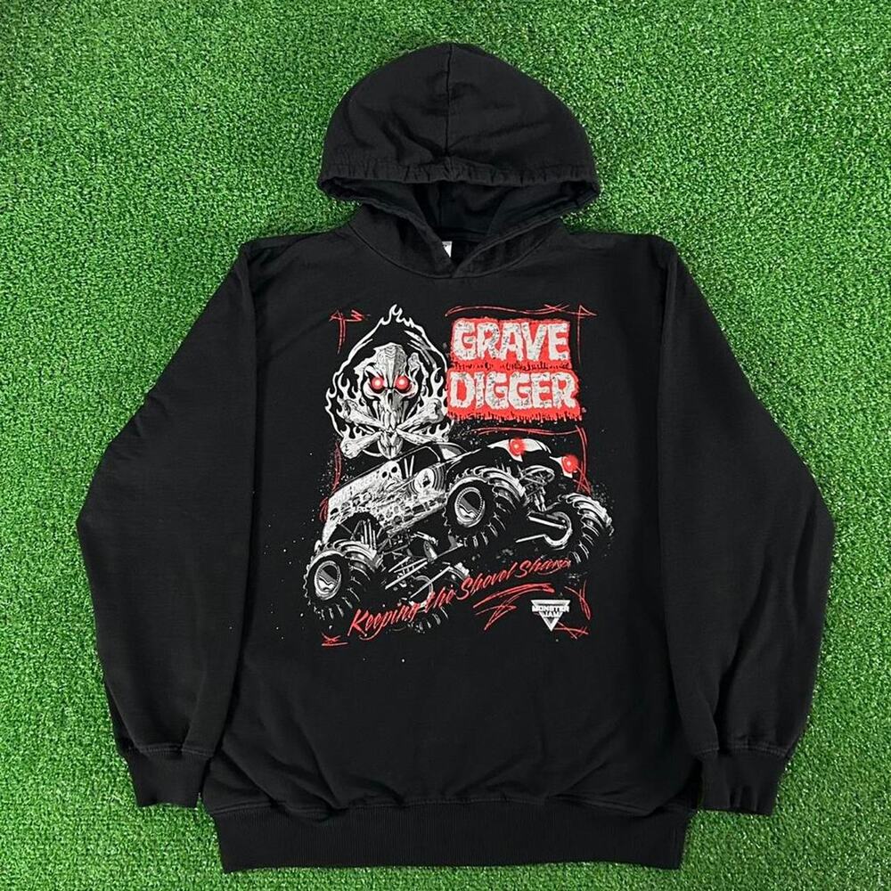 Retro monster jam grave digger